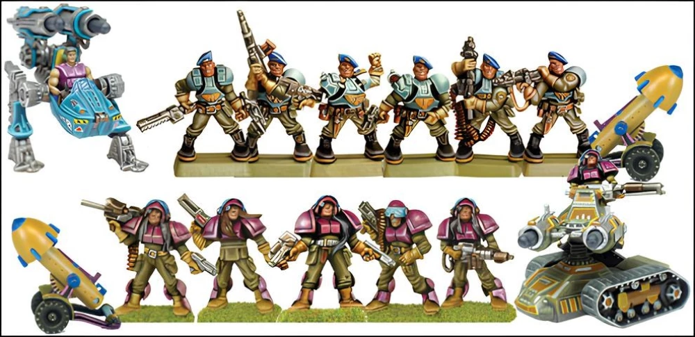 Tabletop Game - Armored Infantry. Mission Trap
