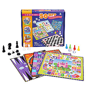 Настольная игра - 50 игр для всей семьи
