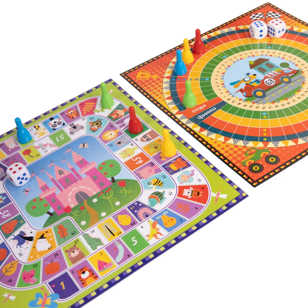 Настольная игра - 50 игр для всей семьи