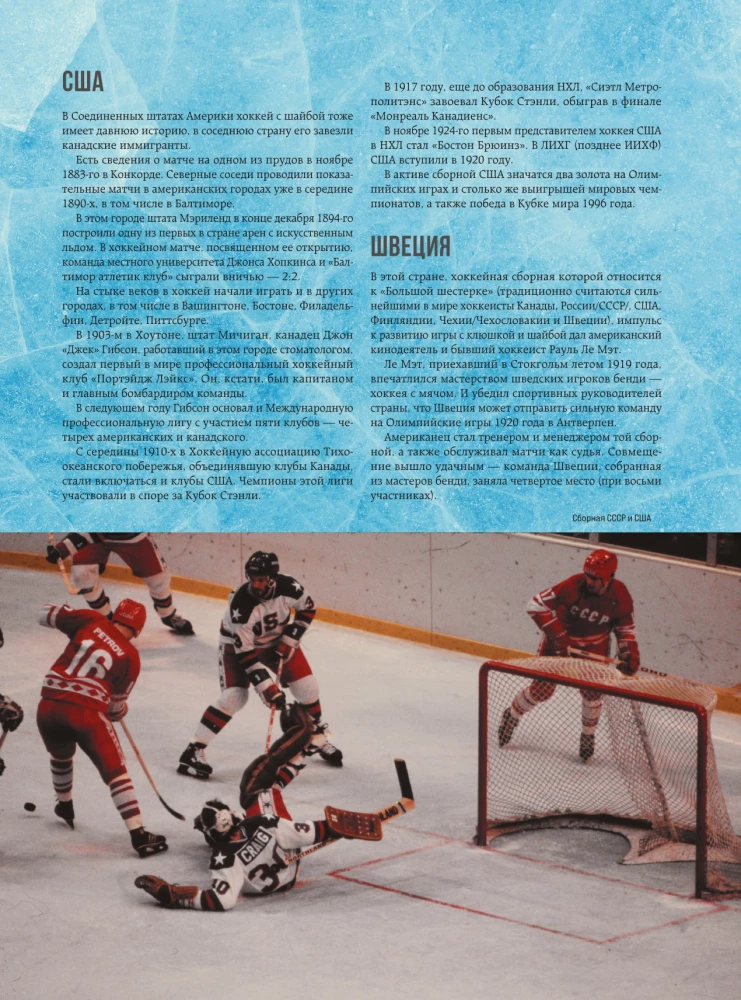 The Great Encyclopedia of Hockey. Everything about the beloved game: from its origins to the present day