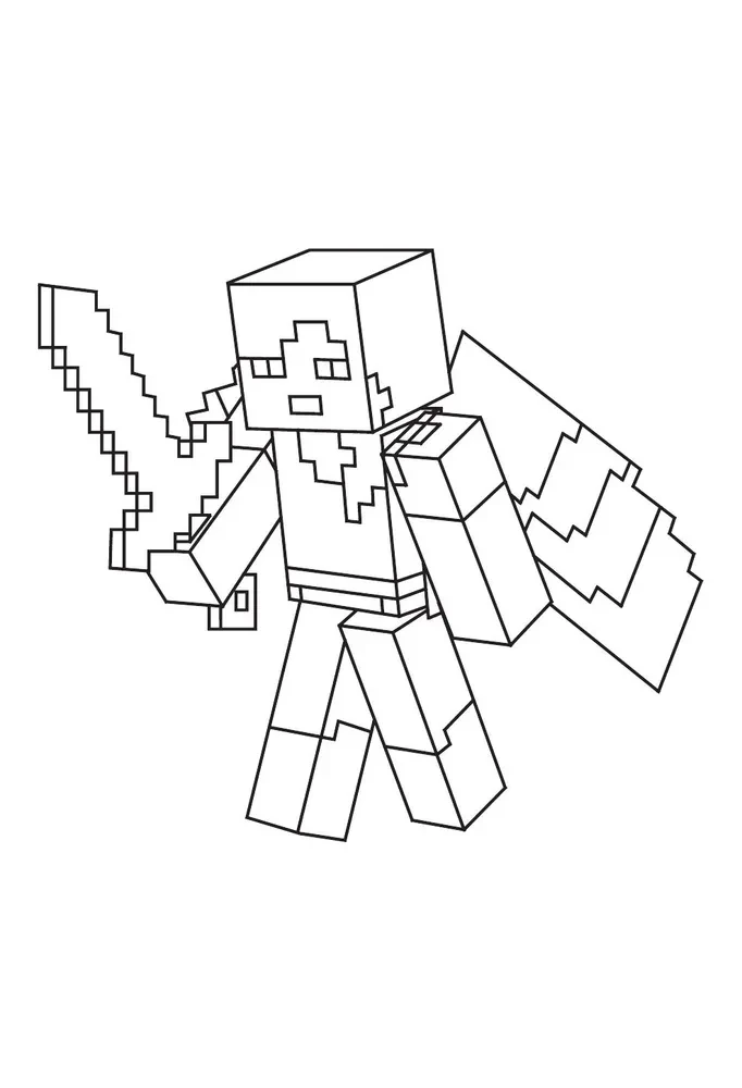 Minecraft Coloring Book for Kids