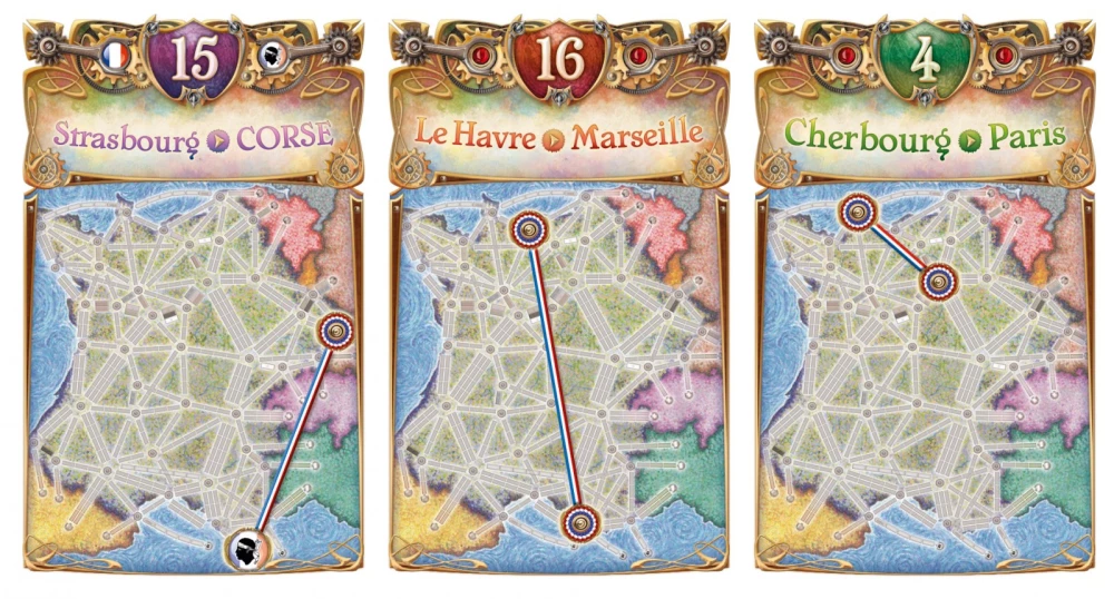 Board Game - Ticket to Ride. France (expansion) EN