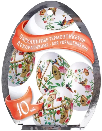 Thermal labels for Easter eggs (in assortment)