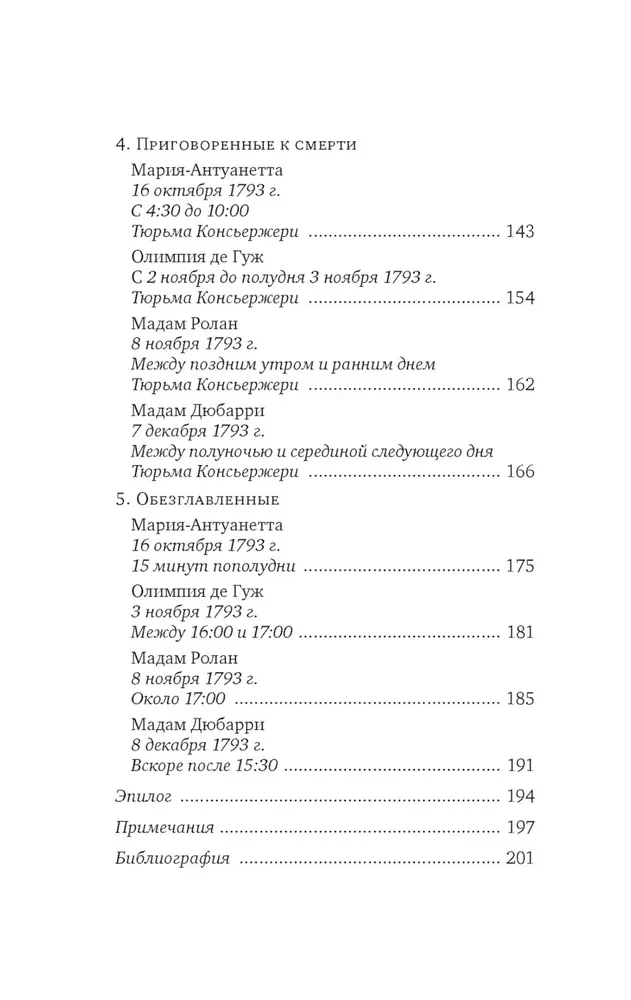 Ścięte głowy. Tragiczna historia Marii Antoniny, madame Du Barry, madame Roland i Olimpii de Gouges