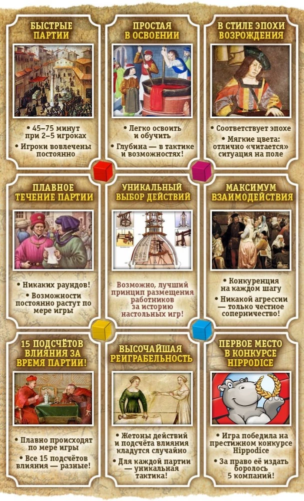 Board Game - Calimala. The Florentine Merchant