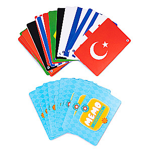 Board game - Memo. Flags of the World
