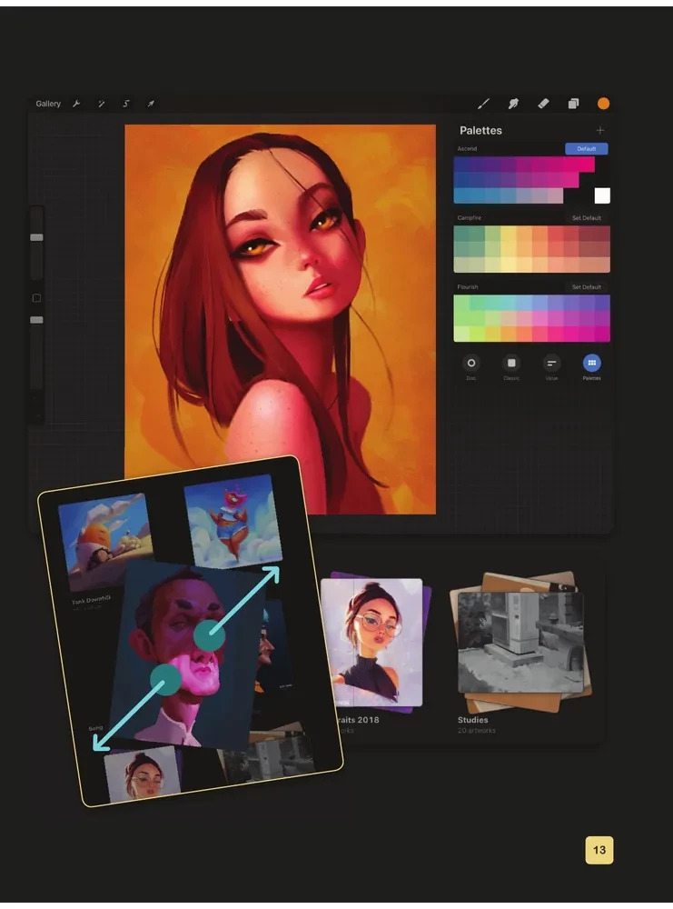 Procreate. Learning to Create Masterpieces on iPad. The Only Guide to Digital Painting