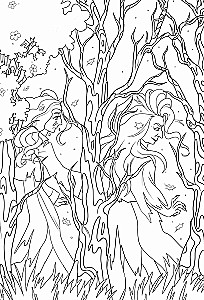Ah, yokai! Spirits and demons of Japan in manga style. Create and color the story