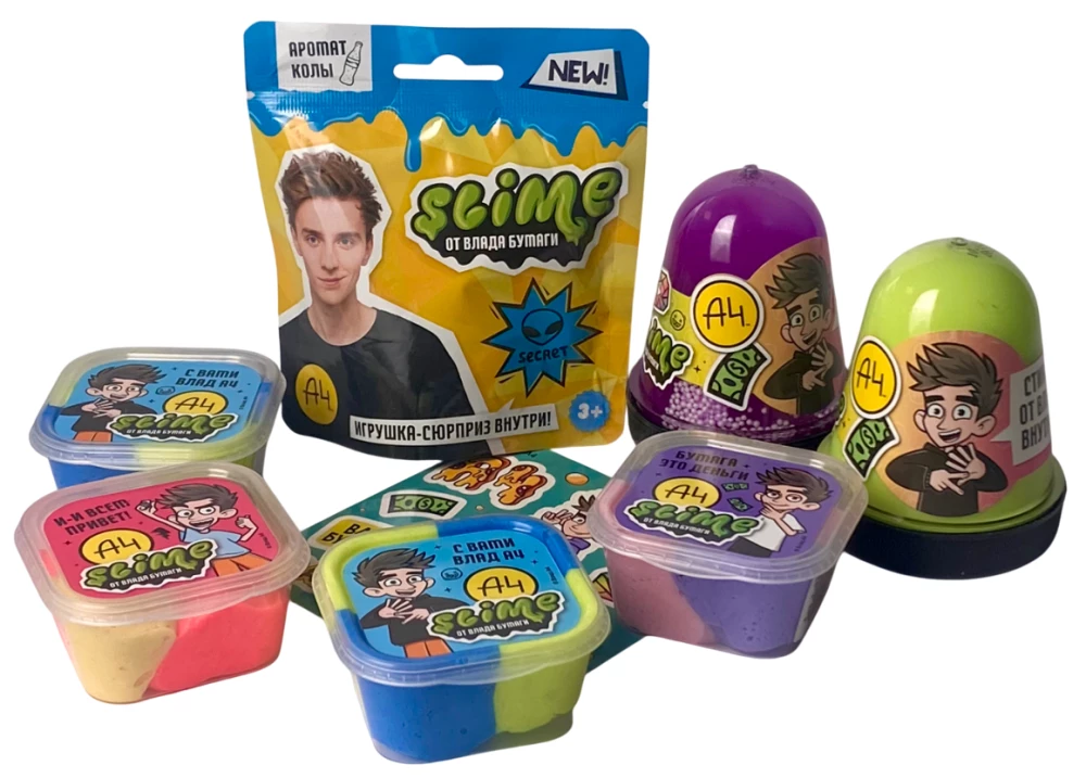 Slime Set - SLIME by Vlad Bumagi. Mix a New Color!