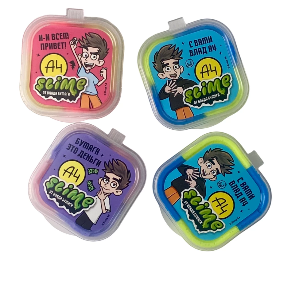 Slime Set - SLIME by Vlad Bumagi. Mix a New Color!