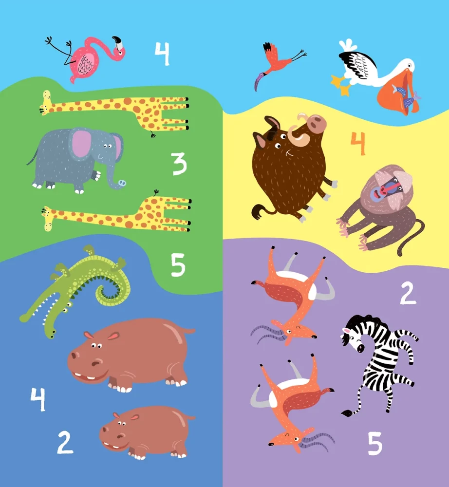 Find, Count, Stick. In Africa