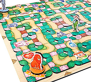 Board game - Labyrinth of Adventures. The Wizard of the Emerald City