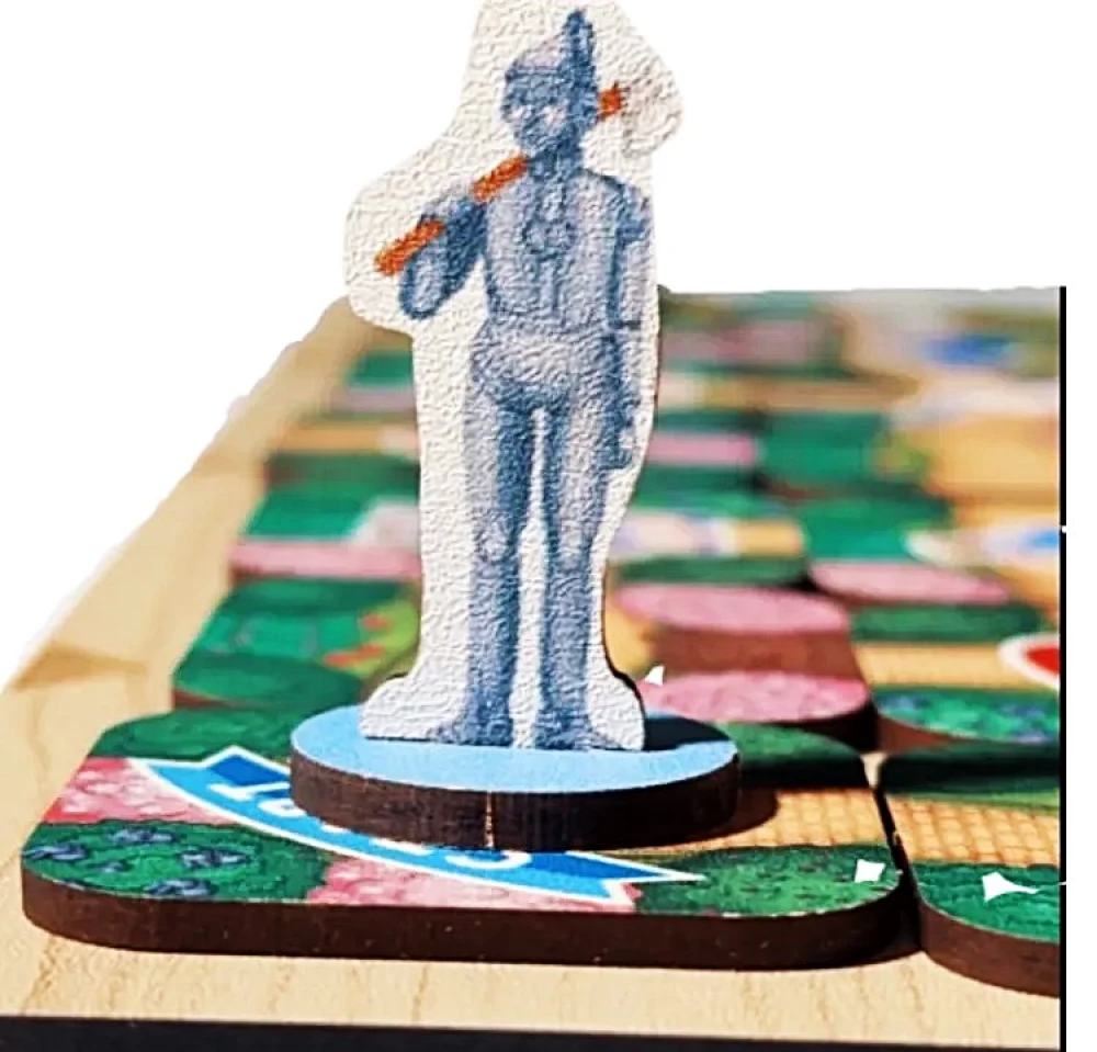 Board game - Labyrinth of Adventures. The Wizard of the Emerald City