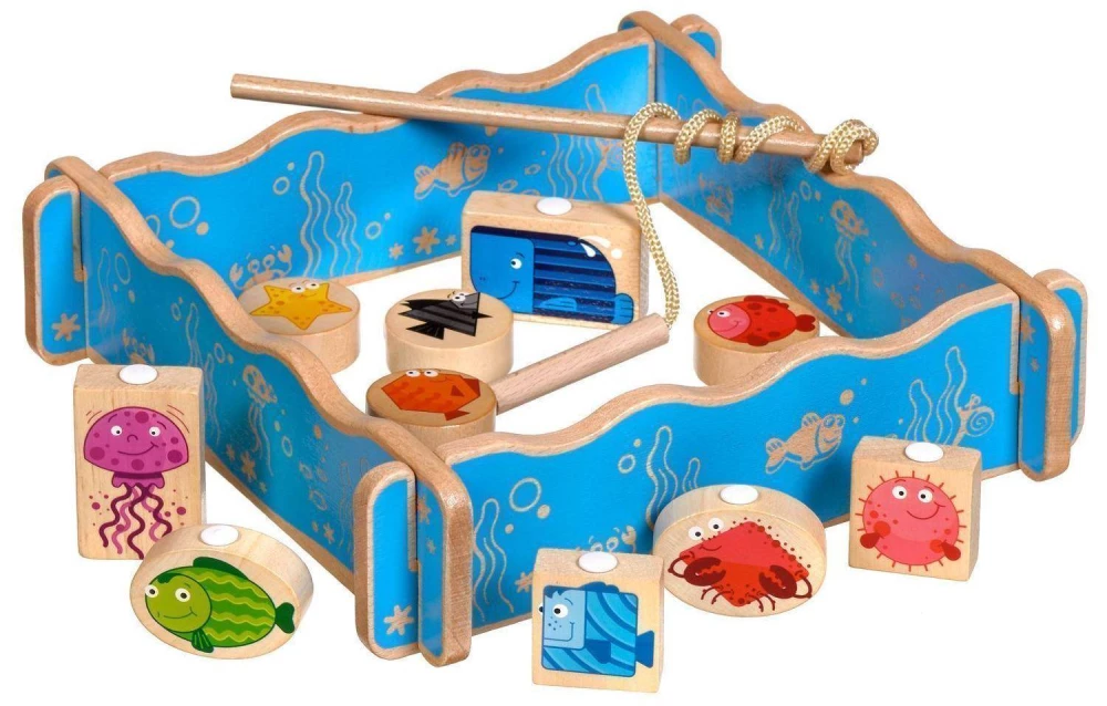Деревянная настольная игра - Рыбалка