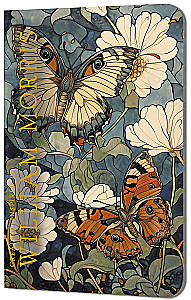 Creative Notebook. Inspired by William Morris (peonies with butterflies)