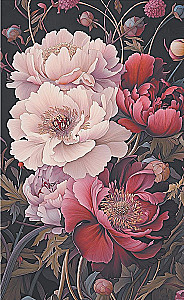 Creative Notebook. Inspired by William Morris (peonies with butterflies)