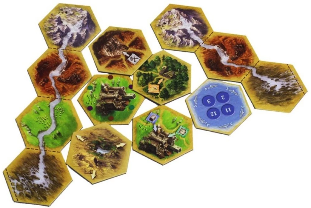 Board game - Settlers of Catan: Merchants and Barbarians (expansion)