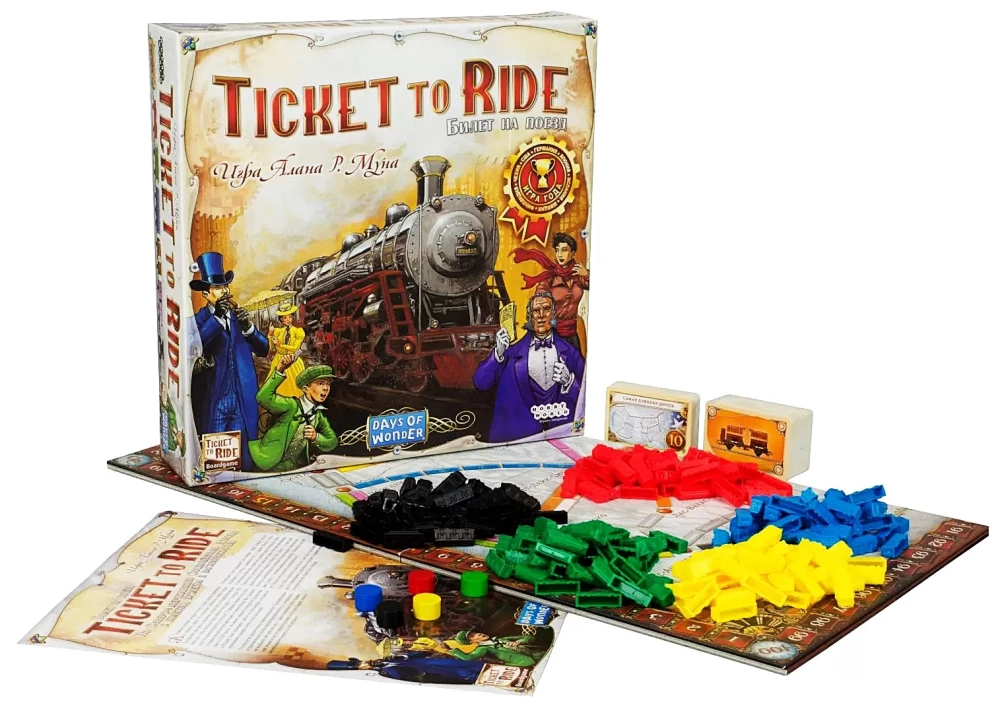 Настольная игра - Ticket to Ride. Америка