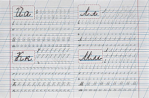 Elements of Letters. Writing Practice for Preschoolers in Diagonal Lines