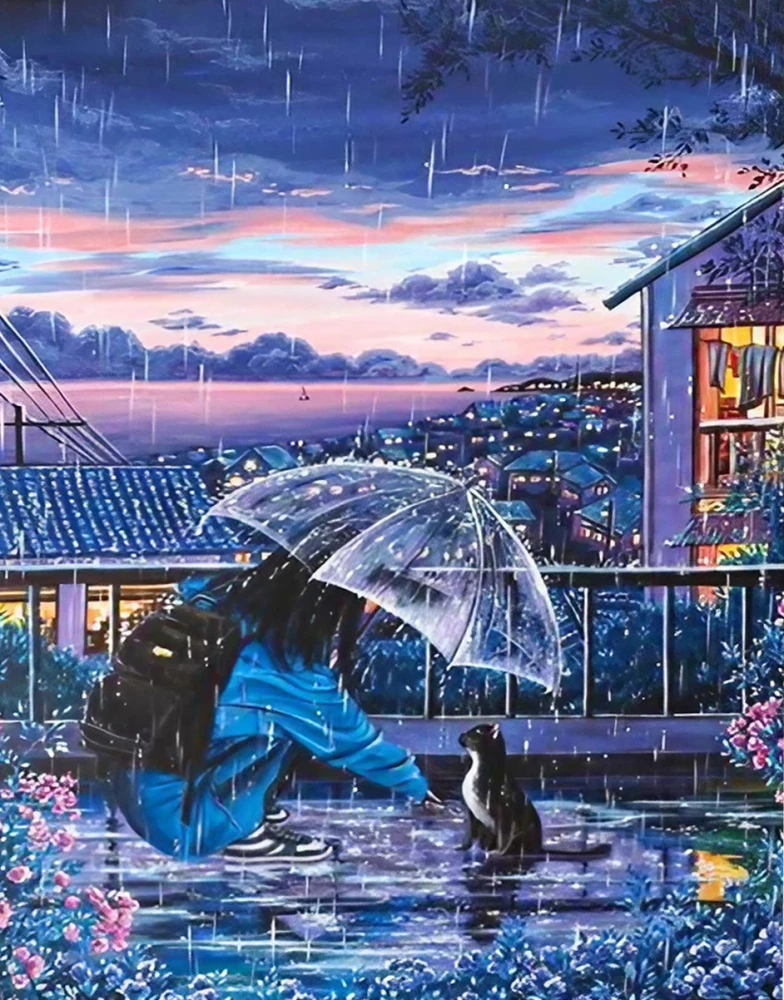 Paint by Numbers - Walk in the Rain