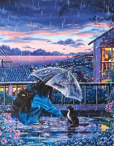 Paint by Numbers - Walk in the Rain