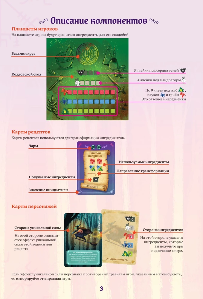 Настольная игра - Ведьмин круг