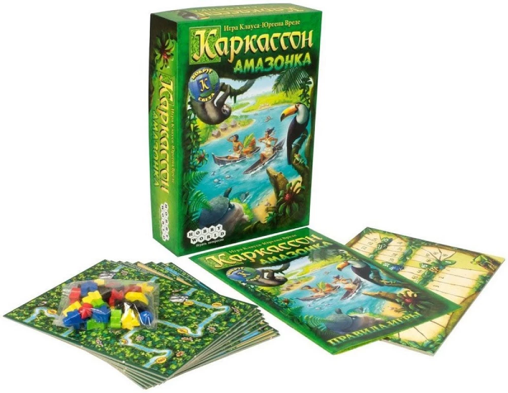 Brettspiel - Carcassonne. Amazonas