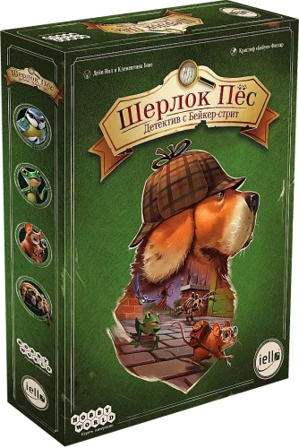 Tabletop game - Sherlock Dog. Detective from Baker Street