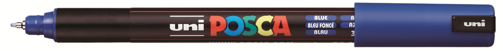 Marķieris UNI Posca PC-1MR, zils (33)
