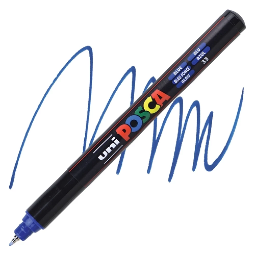 UNI Posca PC-1MR Marker, Blue (33)