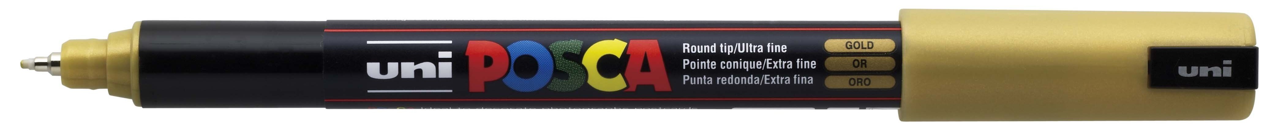 Marķieris UNI Posca PC-1MR, zelta (25)