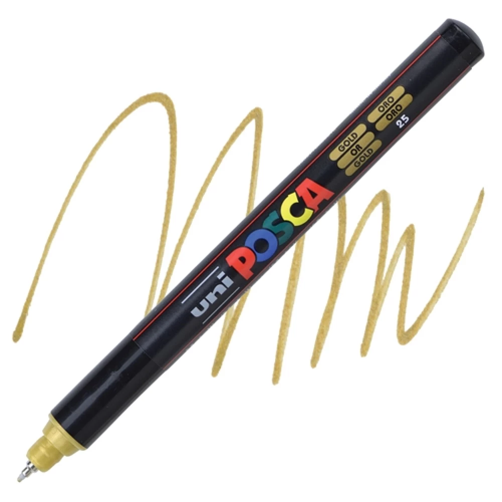 Marker UNI Posca PC-1MR, złoty (25)