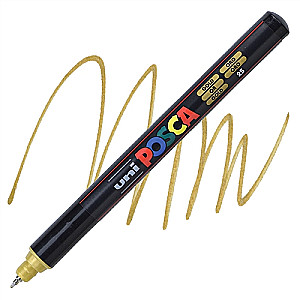 Marker UNI Posca PC-1MR, złoty (25)