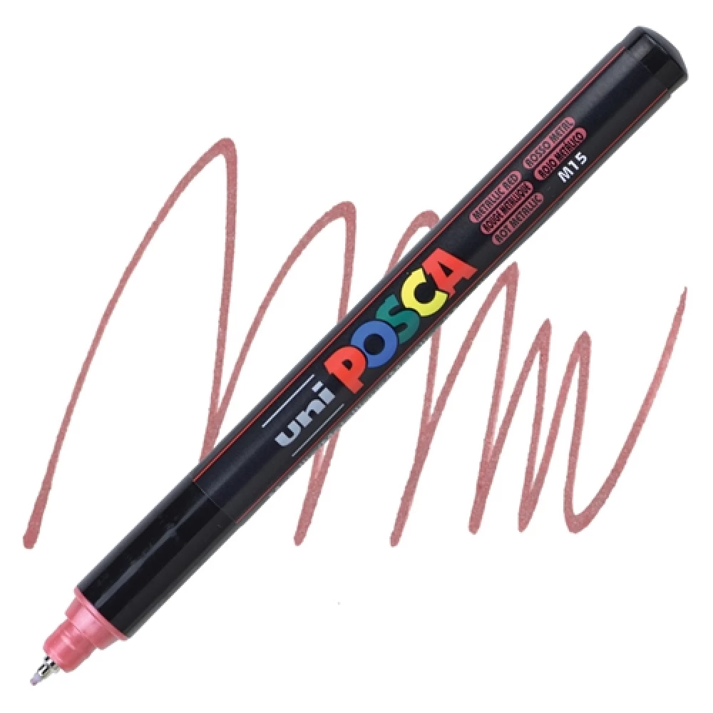 Marker UNI Posca PC-1MR, rot-metallisch (M15)