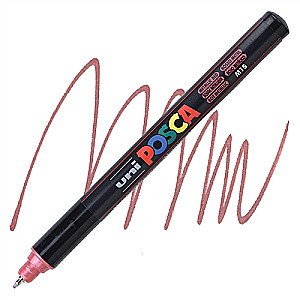 Marker UNI Posca PC-1MR, rot-metallisch (M15)