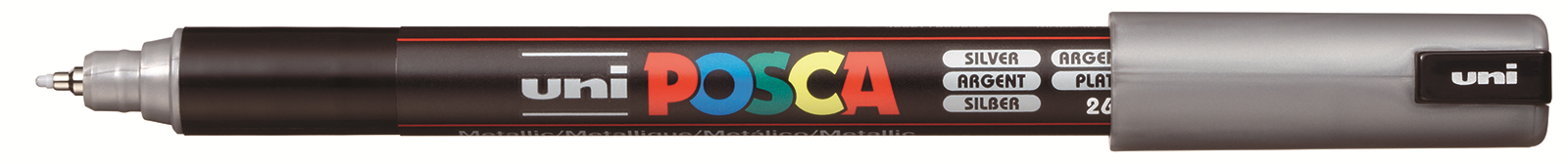 Marķieris UNI Posca PC-1MR, pelēks (26)