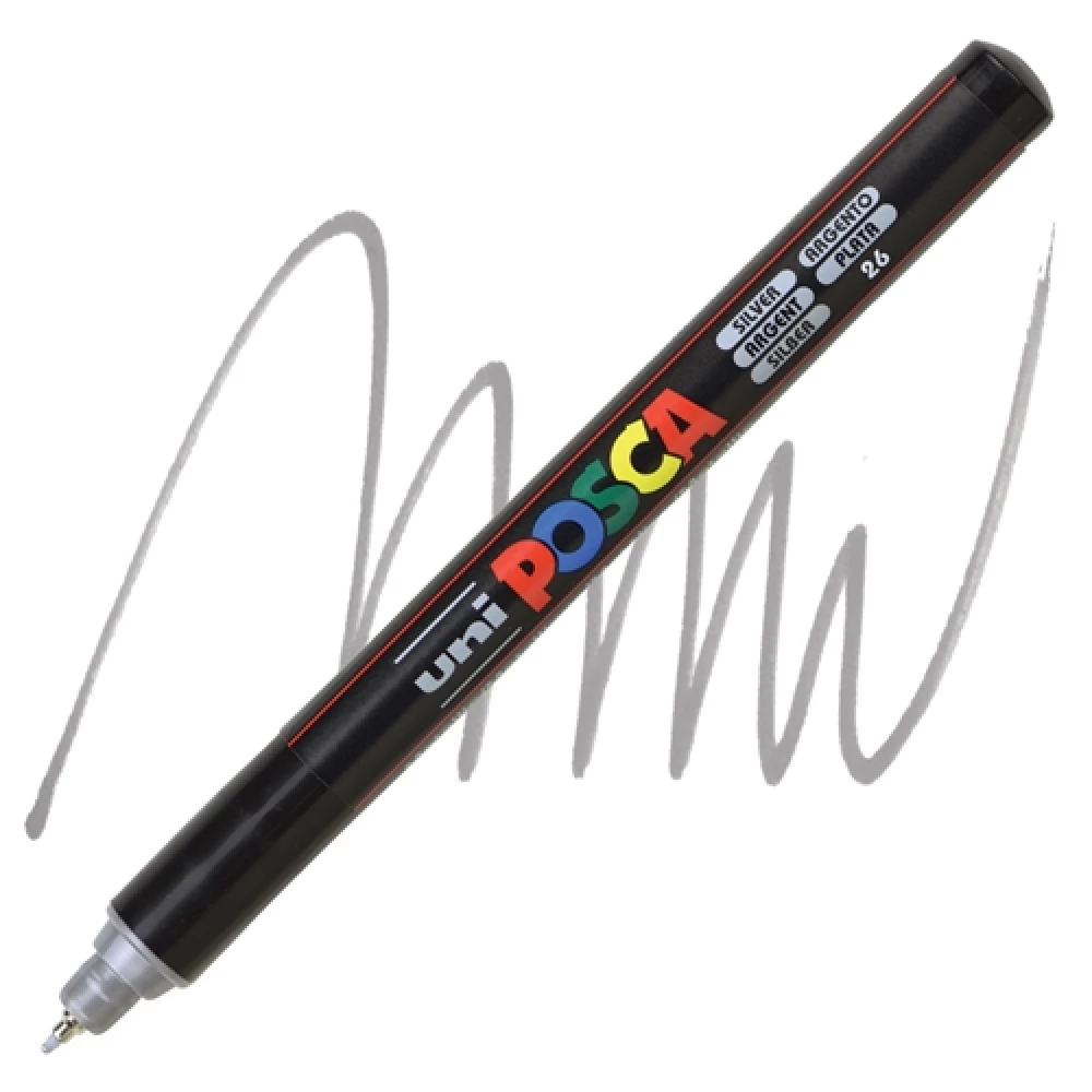 Marker UNI Posca PC-1MR, szary (26)