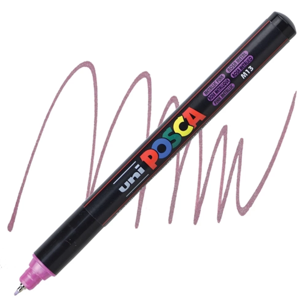 Marker UNI Posca PC-1MR, różowy-metalik (M13)