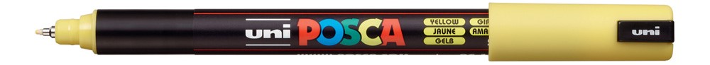 Marķieris UNI Posca PC-1MR, dzeltenais (2)