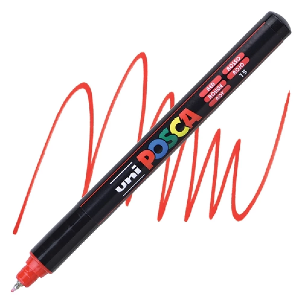 Marker UNI Posca PC-1MR, czerwony (15)
