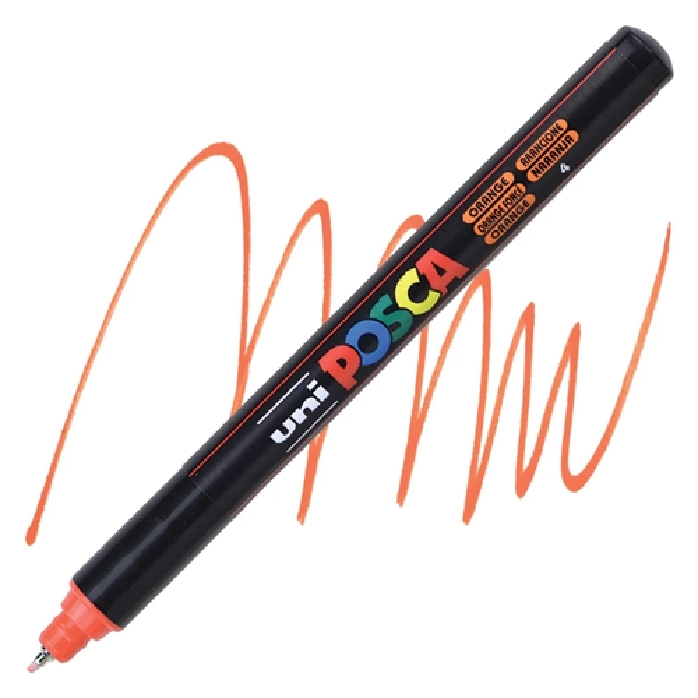 Marker UNI Posca PC-1MR, pomarańczowy (4)