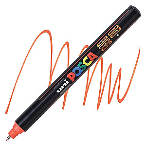 Marker UNI Posca PC-1MR, pomarańczowy (4)