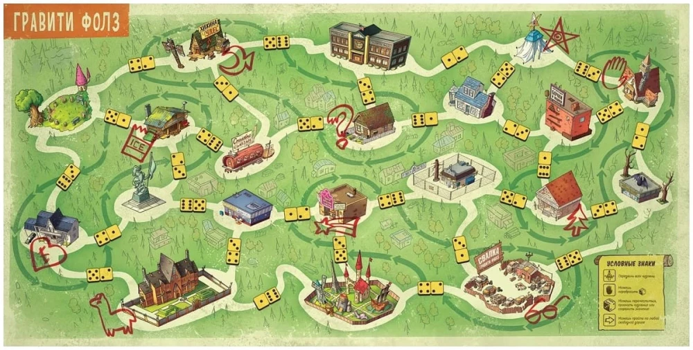 Board game - Gravity Falls. Endless Summer