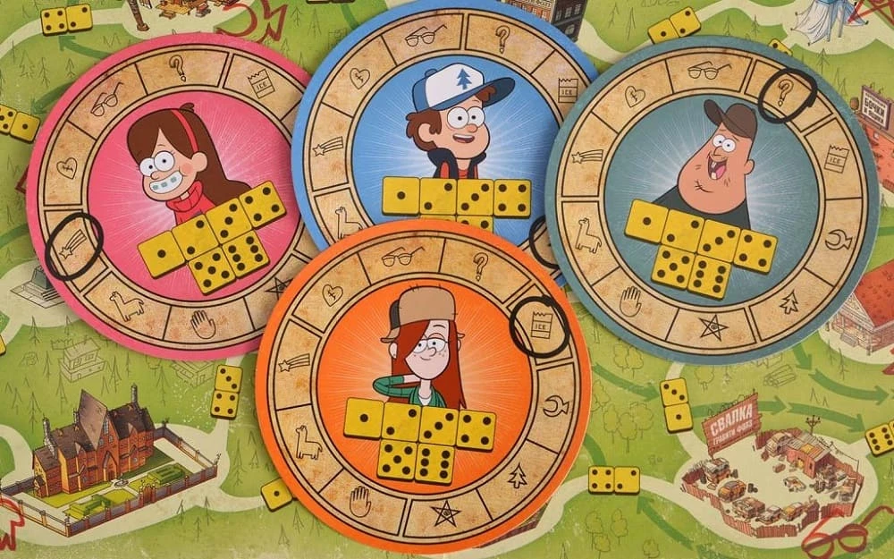 Board game - Gravity Falls. Endless Summer