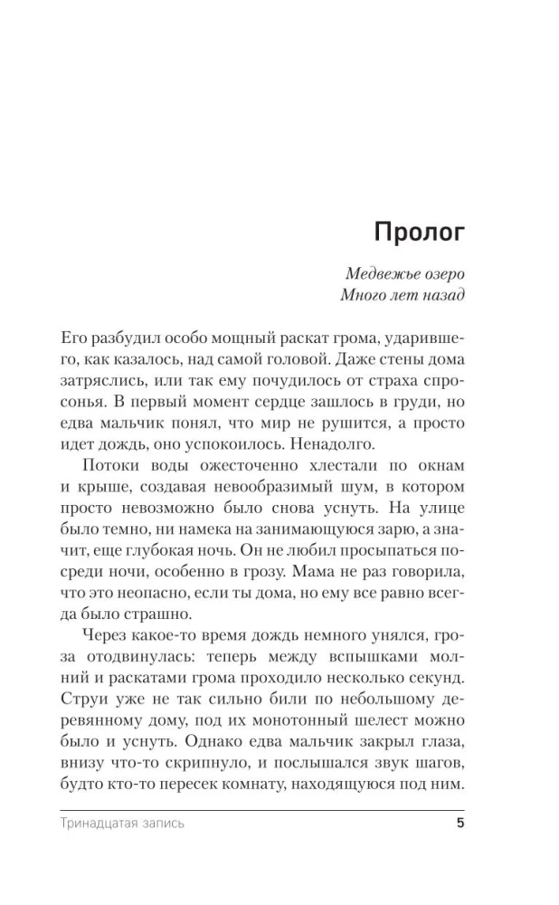 Тринадцатая запись