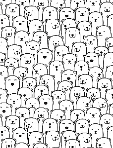 Kittens and other analgesics. Anti-stress coloring book
