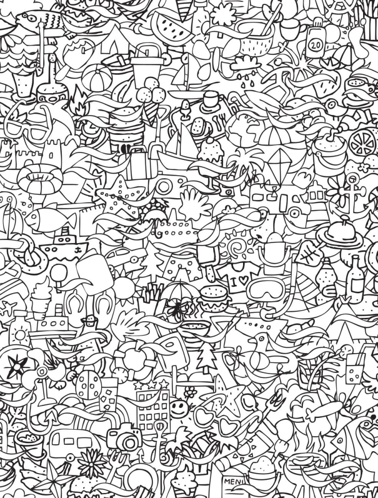 For the Smartest. Anti-Stress Coloring Book
