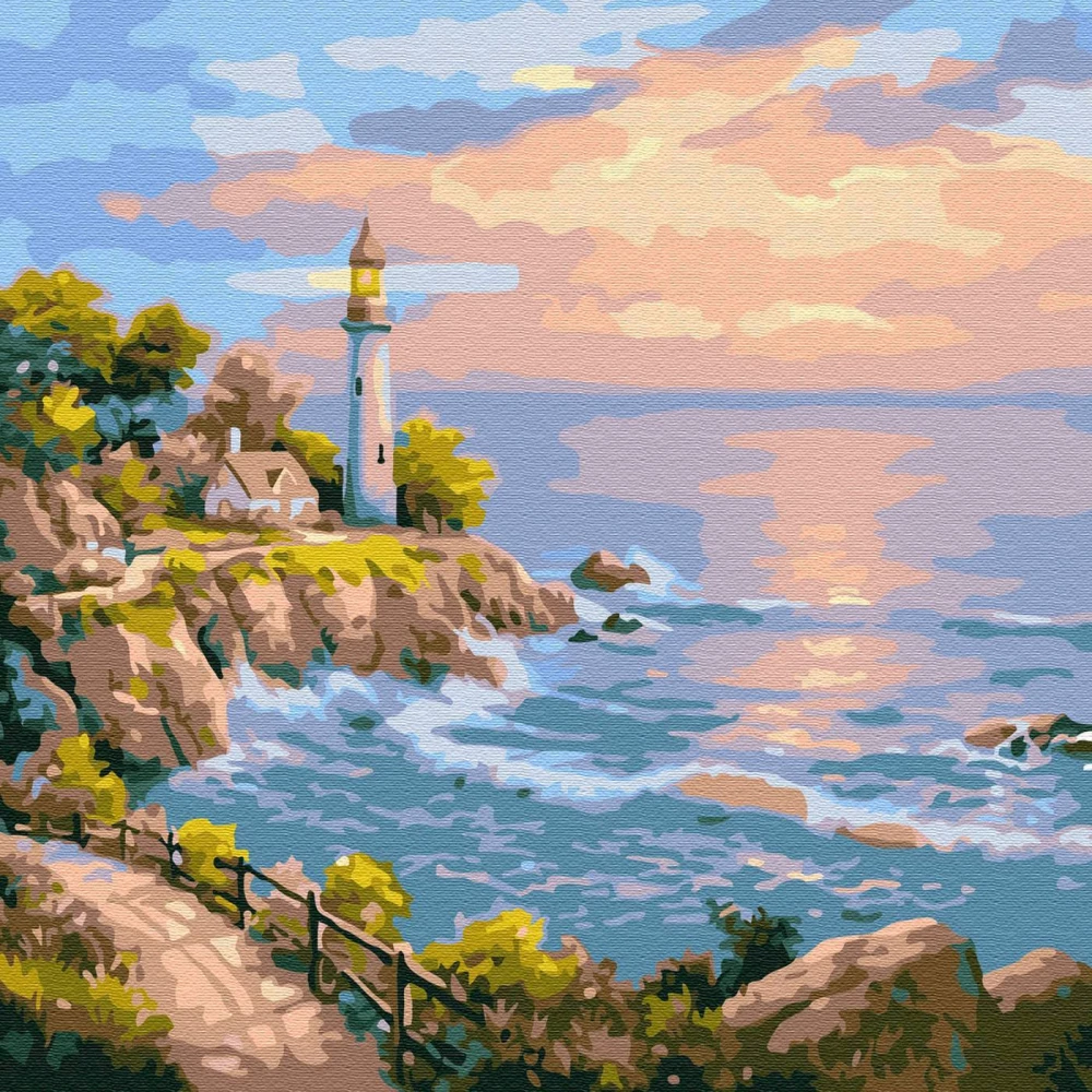 Paint by Numbers - Lighthouse on the Bay