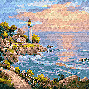 Paint by Numbers - Lighthouse on the Bay