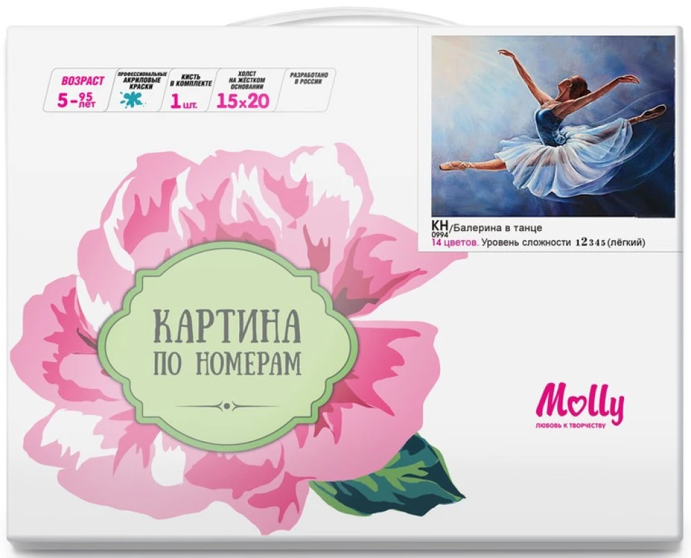 Paint by Numbers - Ballerina in Dance